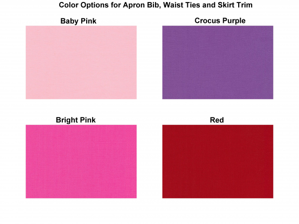 Bib & Skirt Trim Color Options