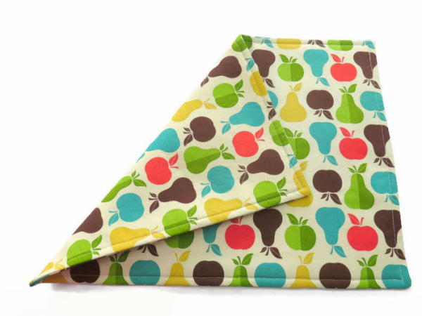 Apple & Pear Placemats reverse side