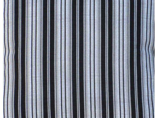 Black & Gray Striped Throw Pillow Cover fabric closeup