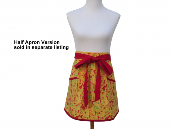 Chili Peppers Half Apron version sold in separate listing
