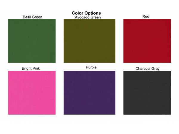 Kid's Solid Color Japanese Apron color options