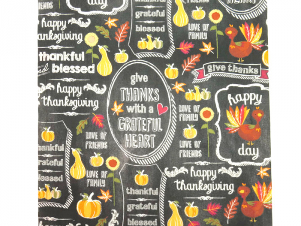 Happy Thanksgiving Table Runner fabric