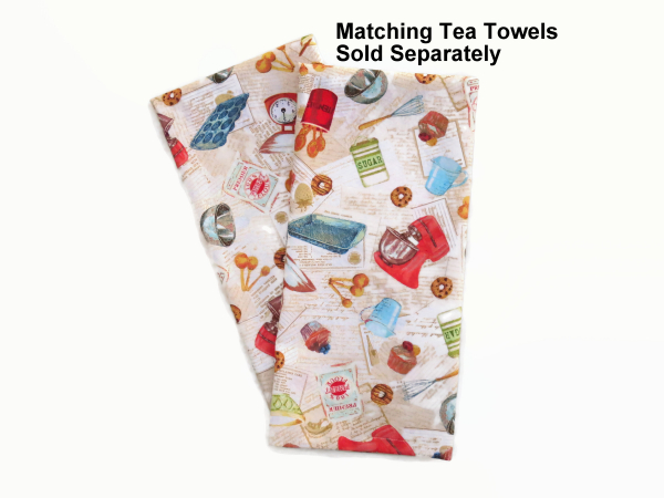 Matching Tea Towels sold separately
