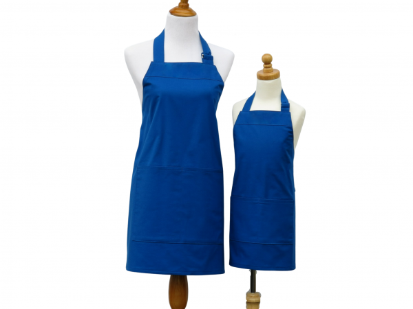 Mother & Daughter or Son Matching Apron Set front view tied in back