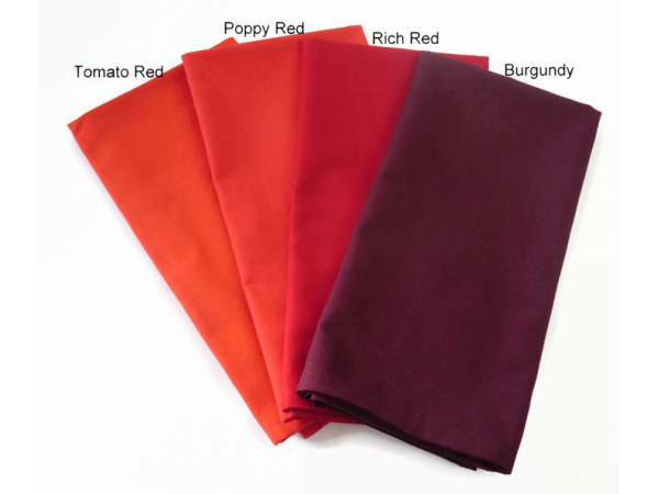 Solid Red Table Runner color options