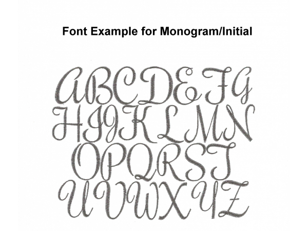 Monogram font examples