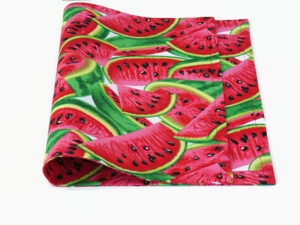Watermelon Cloth Placemat Reverse Side