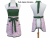 Pink & Green Floral Full Apron Version