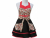 Women's Butterflies Retro Style Apron front view tied in front