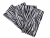 Black & White Zebra Stripe Cloth Napkins