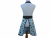 Women's Blue Cupcake Apron back view tied in front