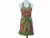 Burgundy & Green Thanksgiving Apron front view tied in front