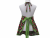 Women's Strawberries Retro Style Apron back view tied in back