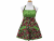 Women's Strawberries Retro Style Apron front view tied in back