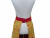 Women's Chili Peppers Apron back view tied in front