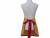 Women's Red & Yellow Chili Peppers Half Apron back view tied in back