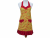 Women's Chili Peppers Apron front view tied in back