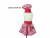 Girl's Pink Half Cupcake Apron with Optional Chef Hat