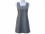 Women's Gray Japanese Cross Back Style Apron front view