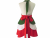 Green White Red Italian Retro Apron Back View tied in back