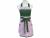 Pink & Green Floral Pleated Front Apron front view tied in front