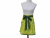 Green & Yellow Lemons Half Apron front view tied in front