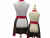Mother Daughter Matching Cherries Apron Set back view tied in front