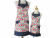 Mother Daughter Strawberries & Blueberries Apron Set front view tied in back