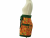 Women's Orange & Green Peaches Apron side view tied in front