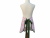 Pink & Green Floral Half Apron back view tied in back