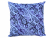 Black, White & Purple Floral Paisley Throw Pillow Cover front view