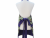 Women's Purple Grapes Apron back view tied in back