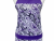 Women's Purple Paisley Apron with Large Pockets closeup of paisley print