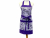 Women's Purple Paisley Apron with Large Pockets