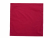 Solid Red Cloth Napkins, 100% Cotton, unfolded view