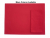 Solid Red Cloth Placemat with optional matching napkin