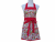 Women's Cute Vegetable Full Apron front view tied in front