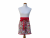 Women's Cute Vegetable Half Apron front view tied in front