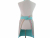 Women's Pink & Blue Striped Apron with Large Pockets back view tied in front