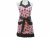 Women's Pink & Black Ruffled Cake Themed Apron front view tied in front