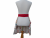 Cooking Themed Half Apron back view tied in front