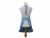 Women's Solid Color Ruffled Apron back view tied front
