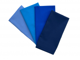 Blue Cloth Napkins, Set of 4 or 6