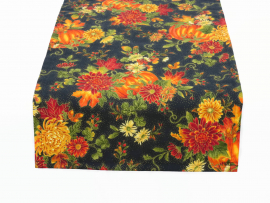Floral Fall Cloth Table Runner