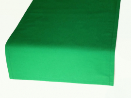 Green cloth table runner in 6 color options