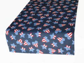 Red, White & Blue Cloth Table Runner