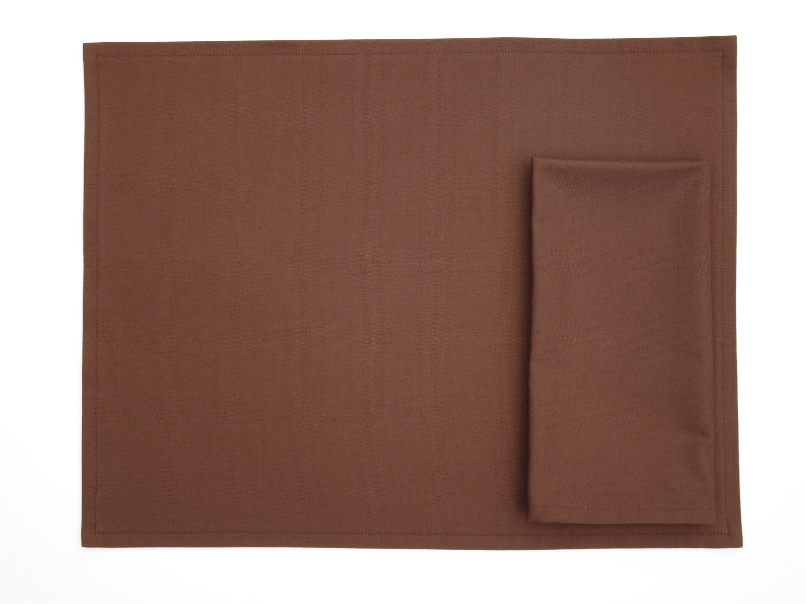 Solid Brown, Beige or Tan Placemats with Optional Matching Napkins ...