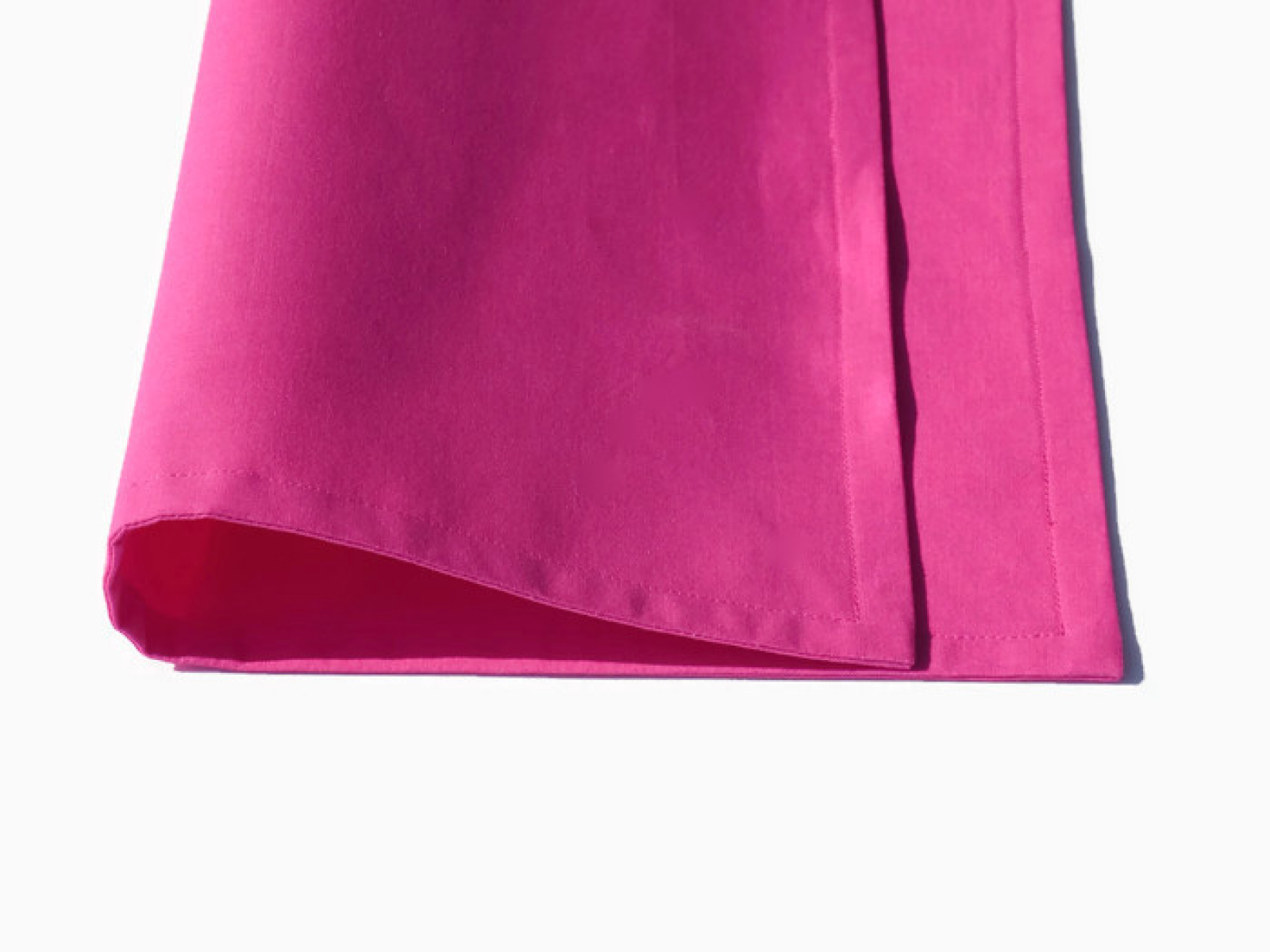 Solid Pink Cloth Placemats with Optional Matching Napkins | Stitched by ...
