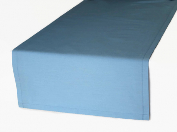 Solid Blue Cloth Table Runner in 4 Color Options