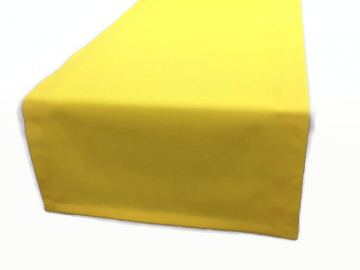 Solid Yellow or Orange Cloth Table Runner in 6 Color Options
